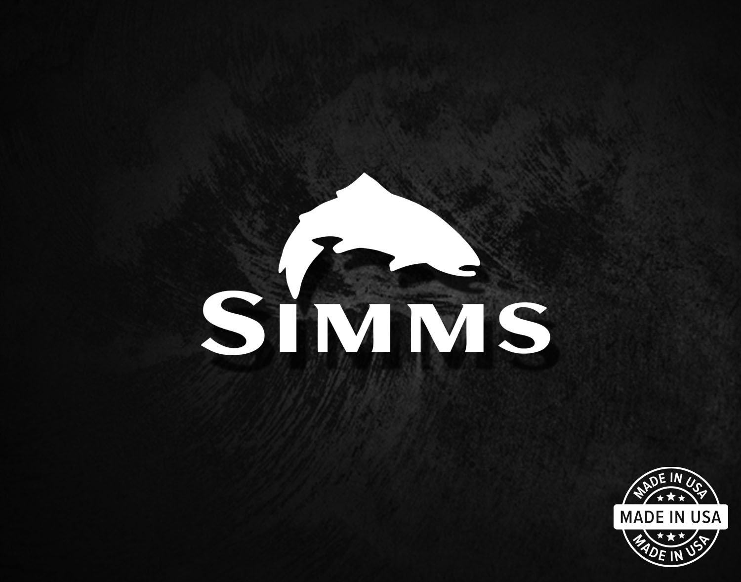 Simms Fishing Decal
