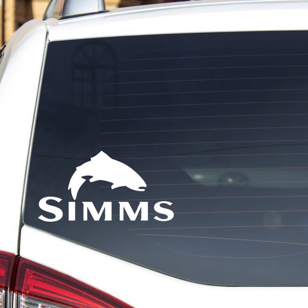 Simms Fishing Decal - American Die-Cut Decals