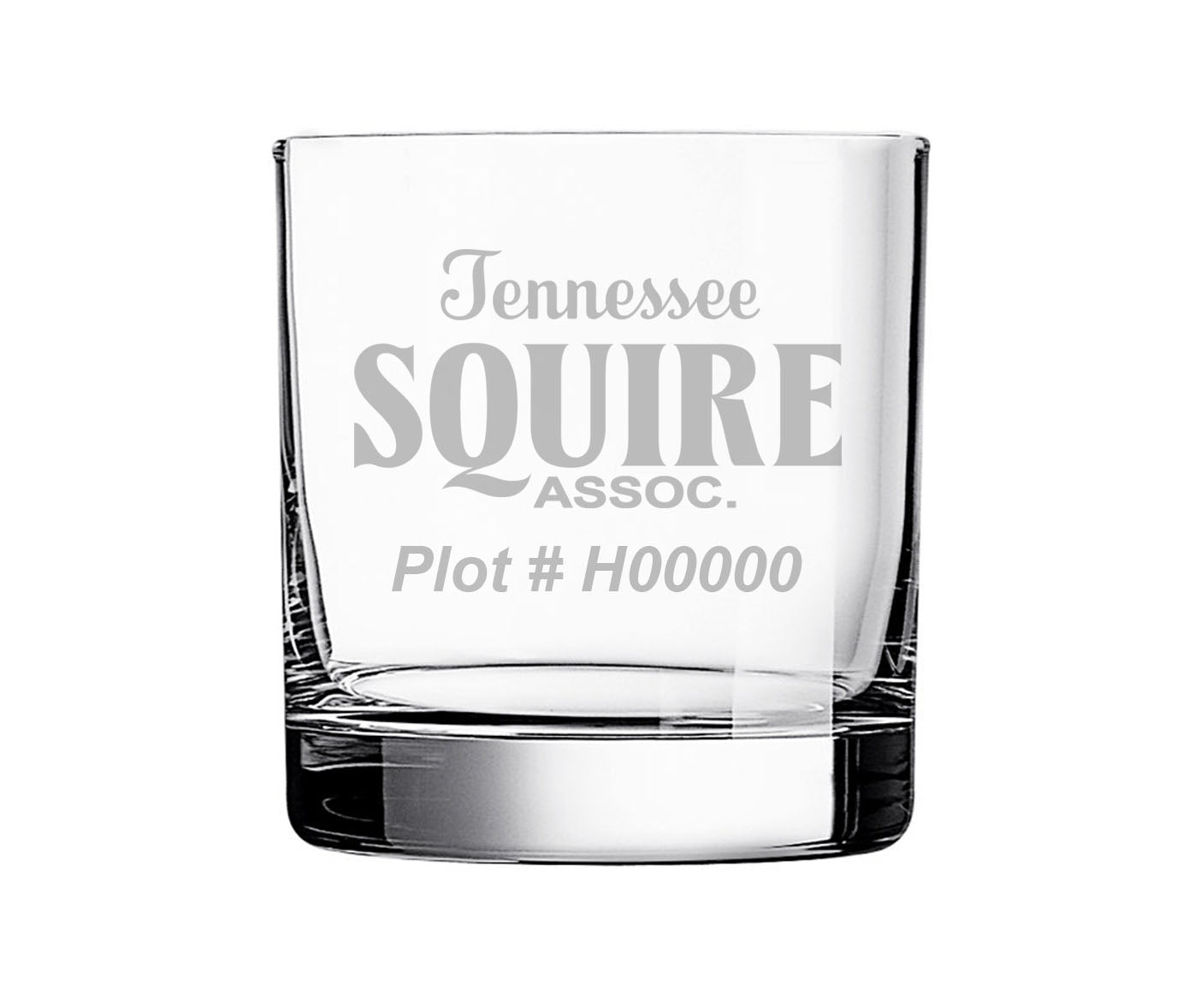 Jack Daniel's Tennessee Squire Association w/ Plot Number Whiskey Ro