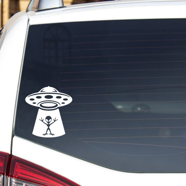 UFO Alien Decal - American Die-Cut Decals