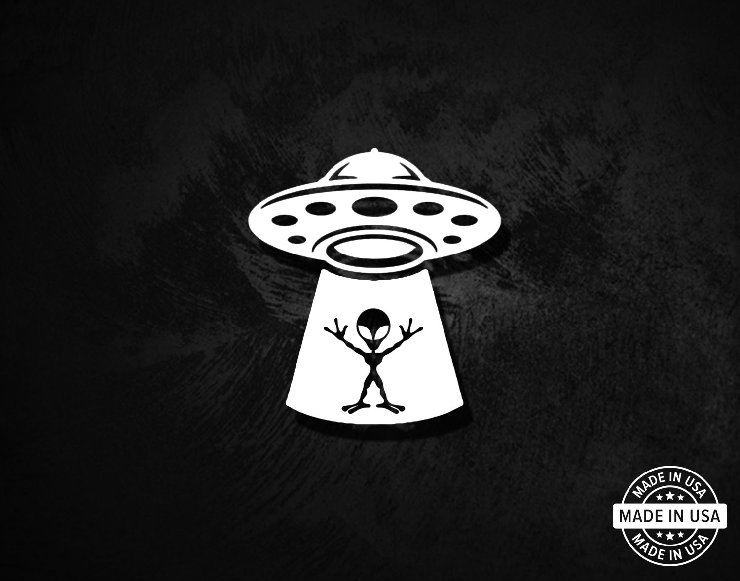 UFO Alien Decal