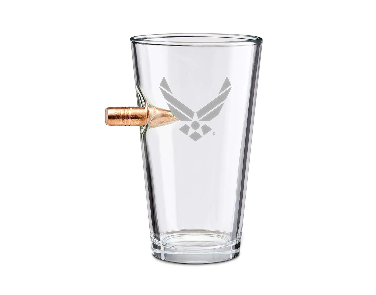 BenShot - "Bulletproof" U.S. Air Force Pint Glass - 16oz