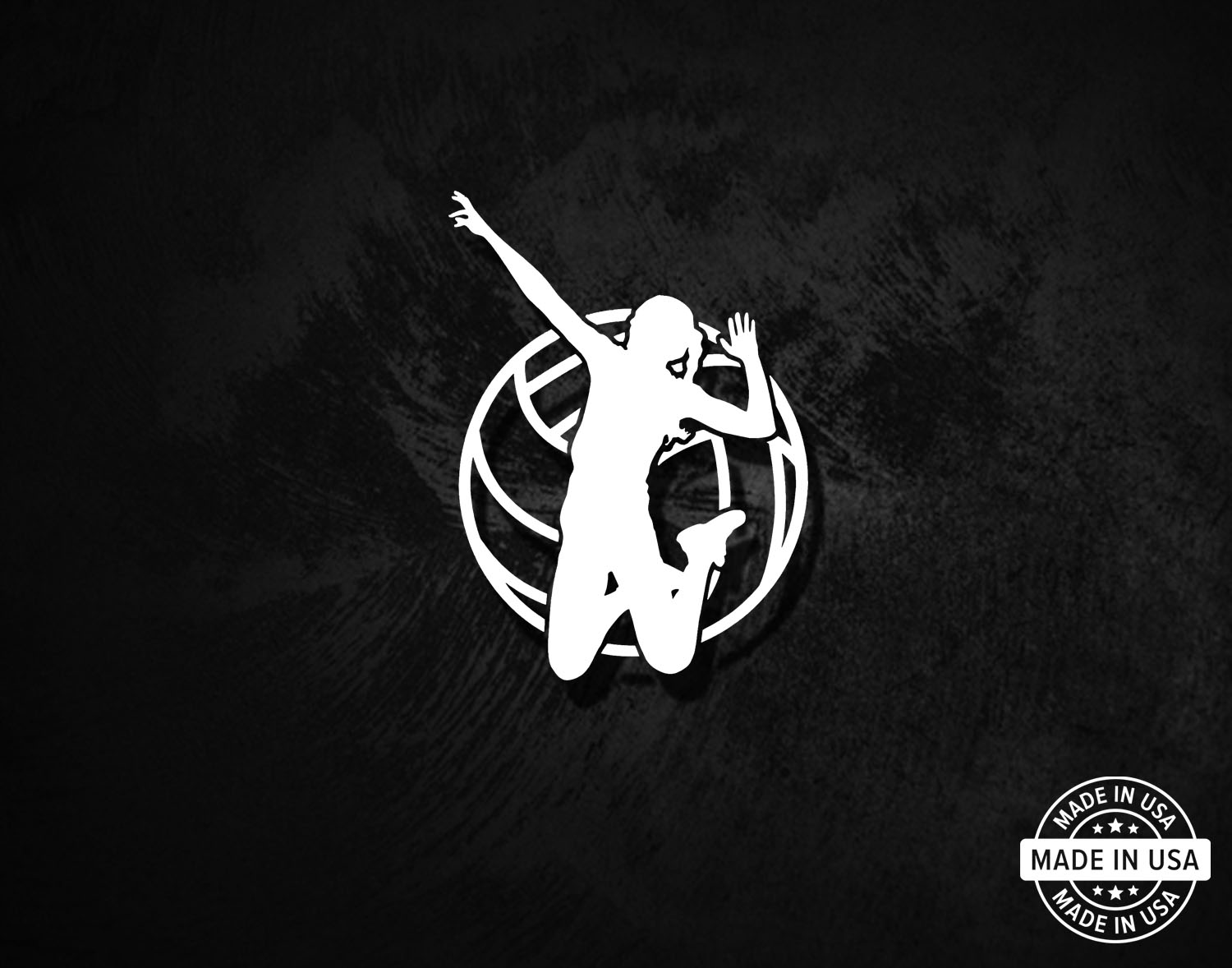 Volleyball Player Decal