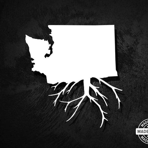 Washington State Roots Decal - American Die-Cut Decals