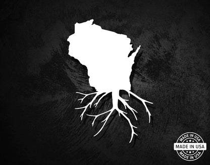 Wisconsin State Roots Decal