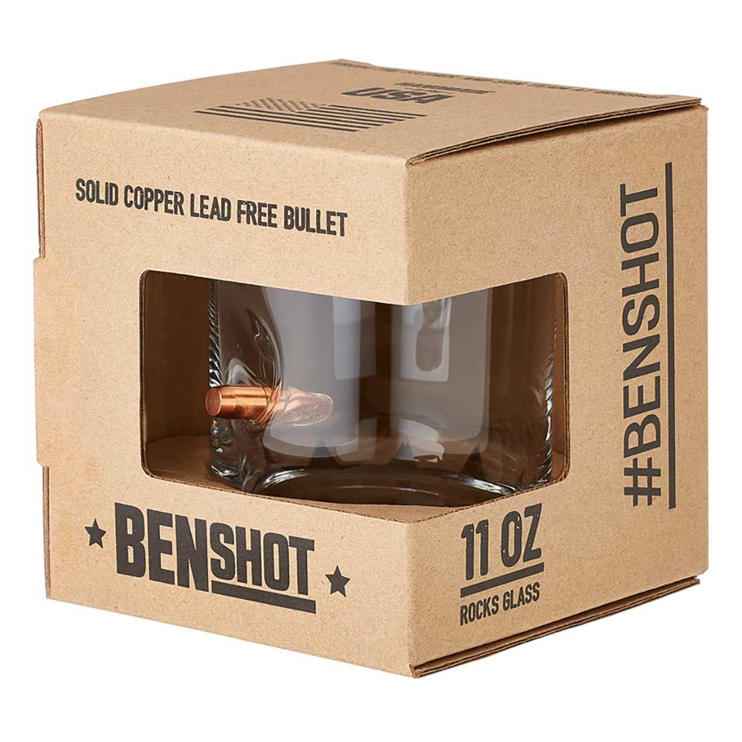 BenShot - "Bulletproof" AR-15 Rocks Glass - 11oz