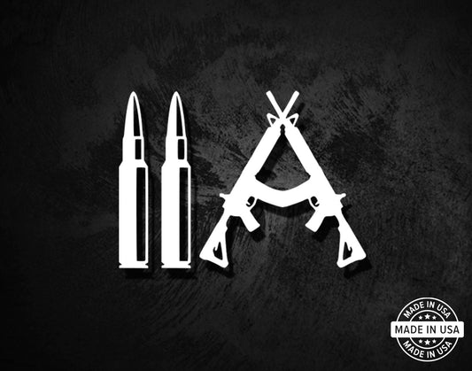 2A - Ammo AR15 Decal
