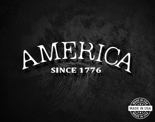 America Since 1776 Decal