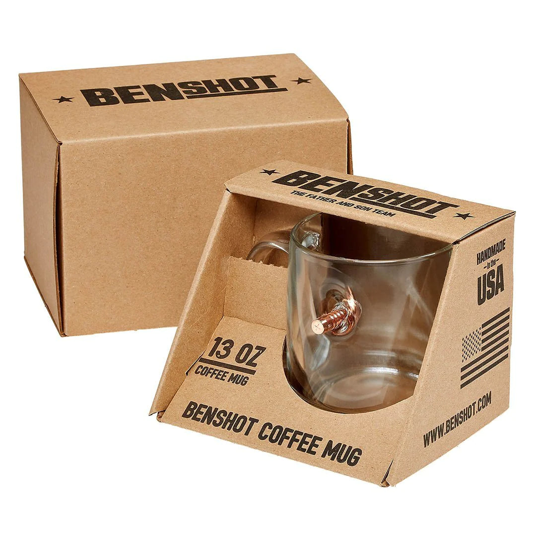 BenShot - .50 BMG "Bulletproof" Coffee Mug - 13oz