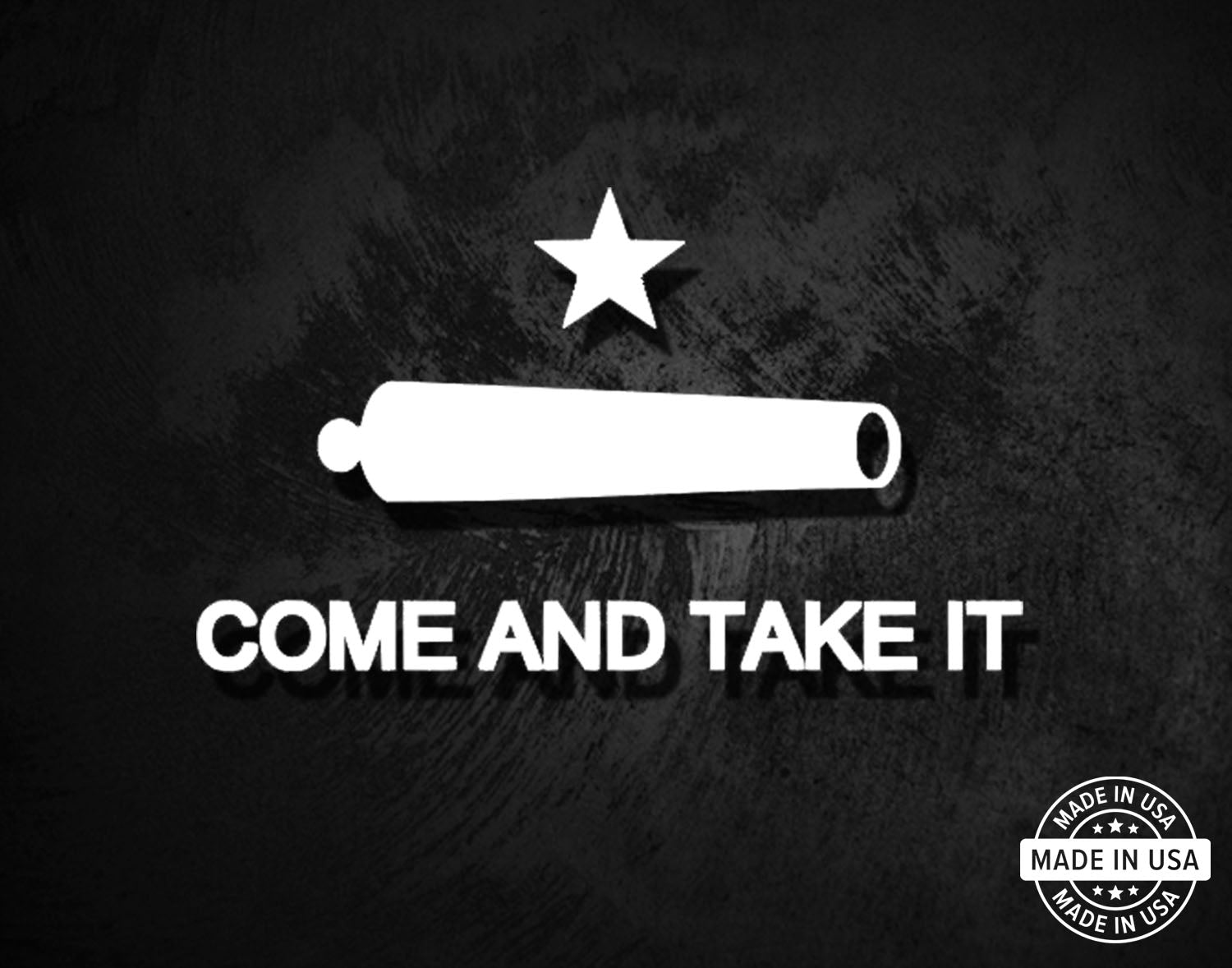 Come Take It Cannon Decal