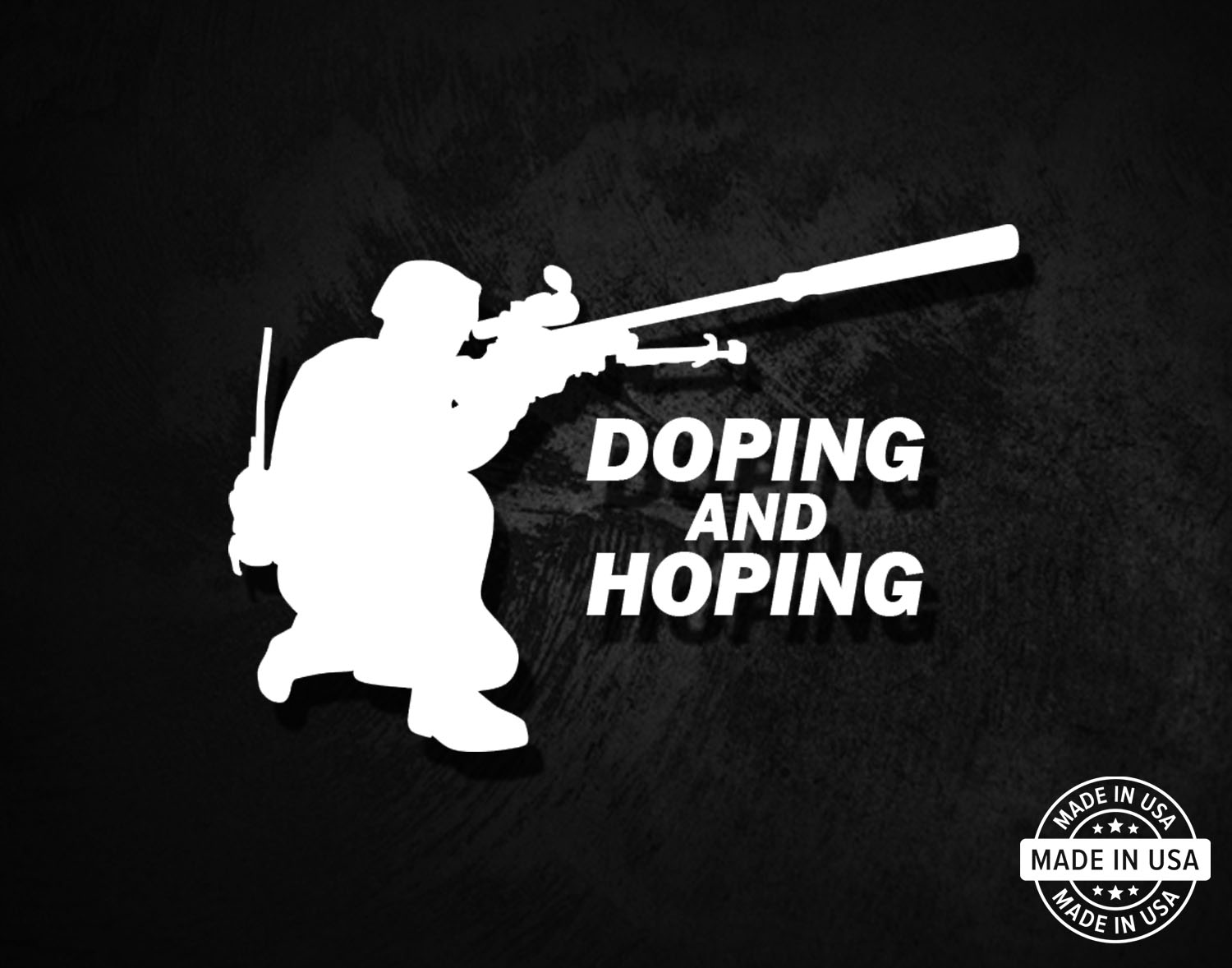Doping and Hoping Decal