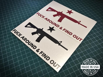 Fuck Around & Find Out AR Decal