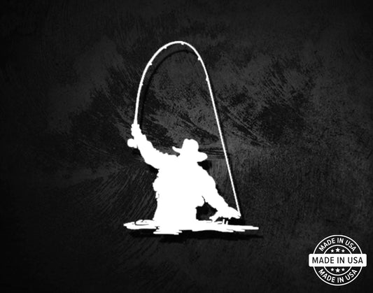 Fly Fisherman Decal