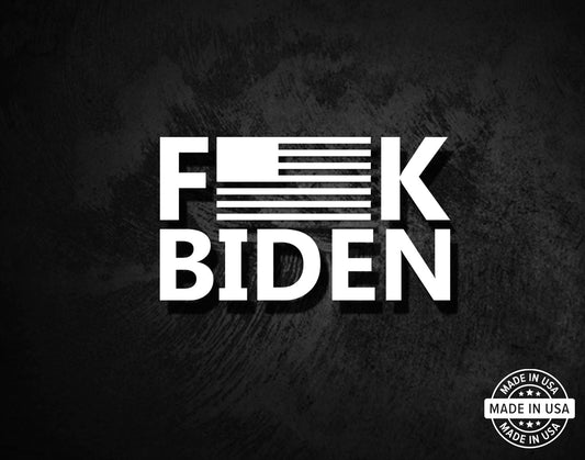 Fuck Biden - American Flag Decal