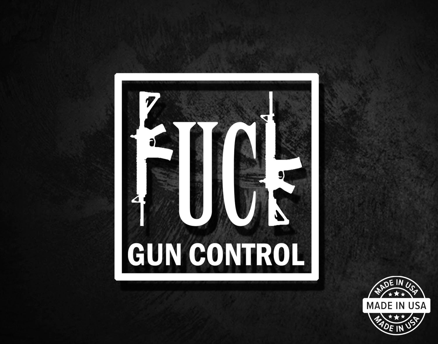 Fuck Gun Control Decal