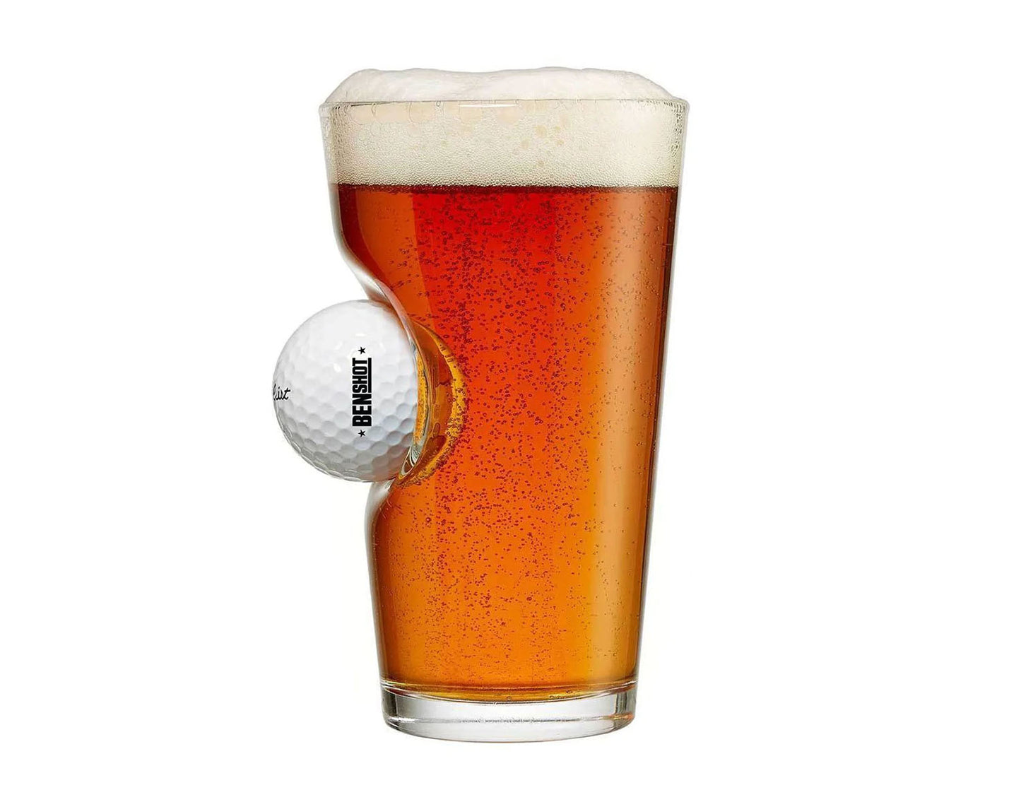 BenShot - Golf Ball Pint Glass - 16oz
