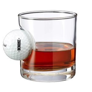 BenShot Titleist Golf Ball 11oz Rocks Glass