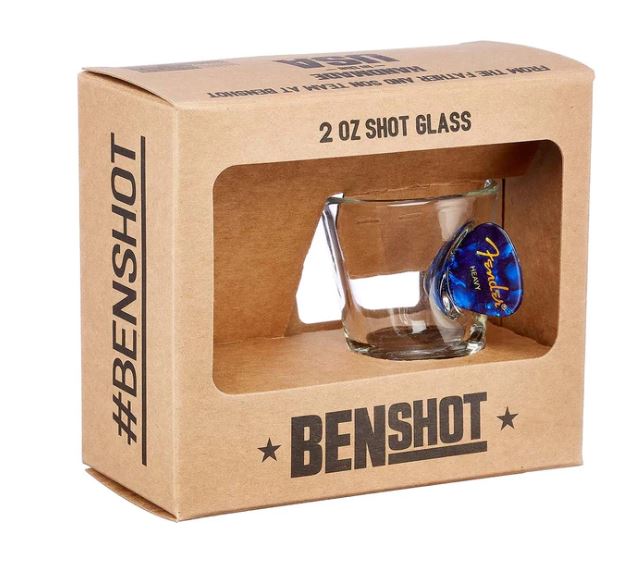 BenShot - Guitar Pick Shot Glass - 2oz