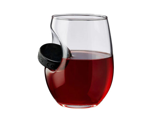 BenShot - Hockey Puck Wine Glass - 15oz