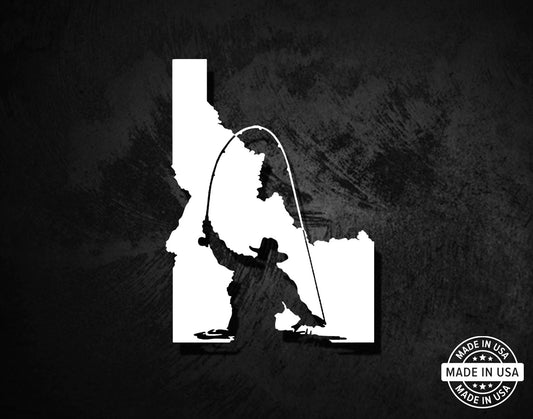 idaho State Fly Fishing Decal