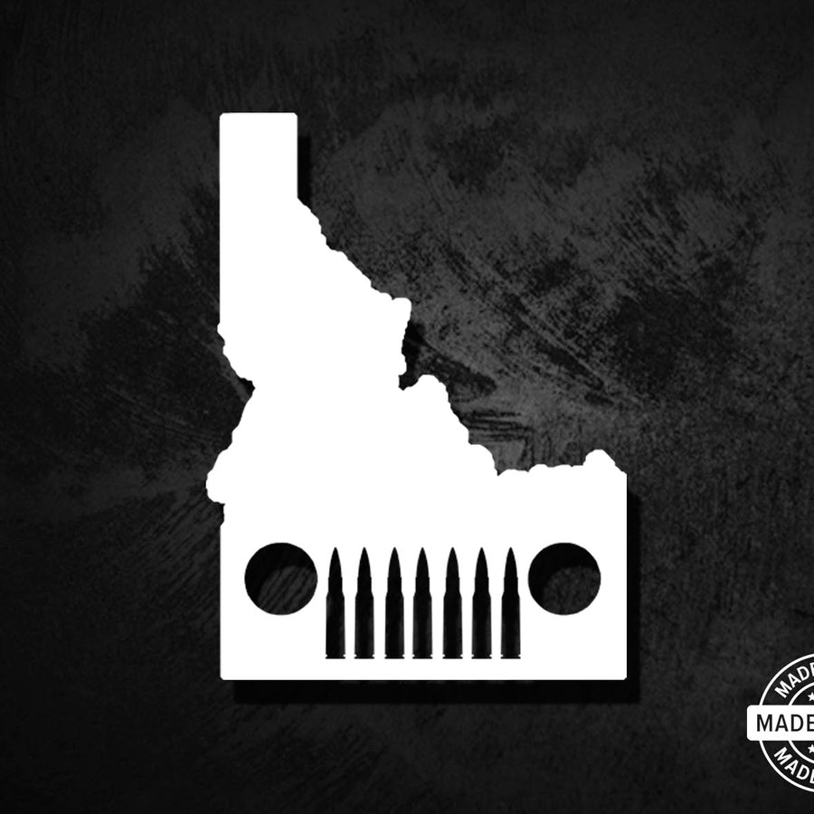 Idaho Jeep Grille Bullets Decal - American Die-Cut Decals