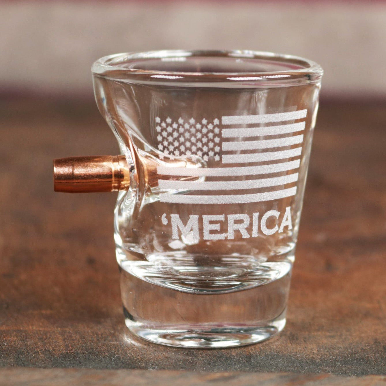 BenShot Merica Etch Shot Glass