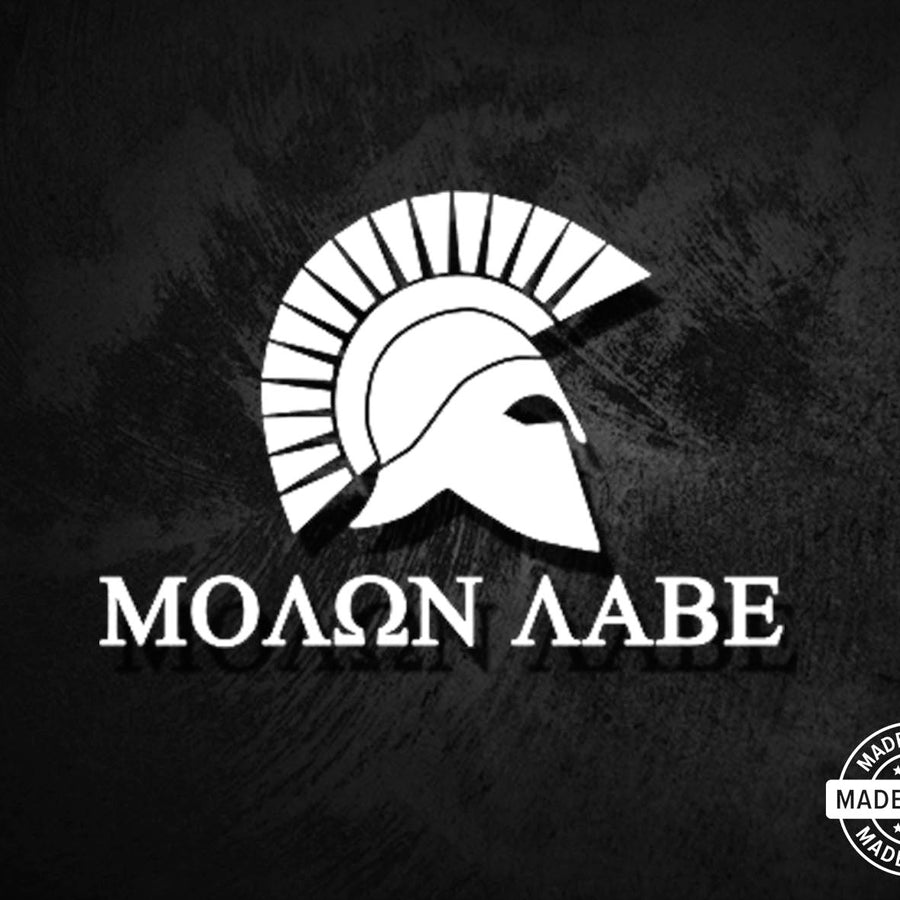 Molon Labe Come And Take It Spartan Die Cut Sticker – Tactical Vinyl Decal For Cars