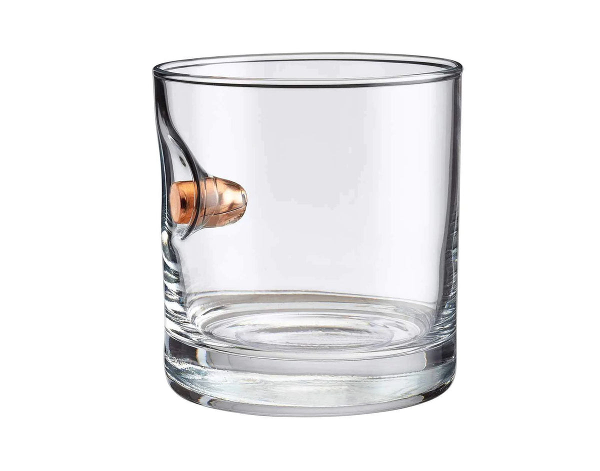 .45 ACP Whiskey Rocks Glass
