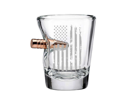 BenShot - Patriotic Flag "Bulletproof" Shot Glass - 2oz