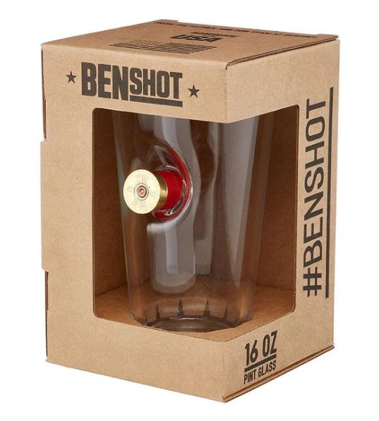 BenShot - Shotgun Shell Pint Glass - 16oz