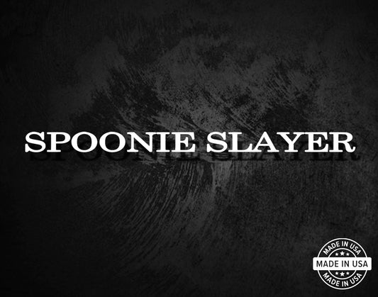 Spoonie Slayer - Shotgun Barrel Decal