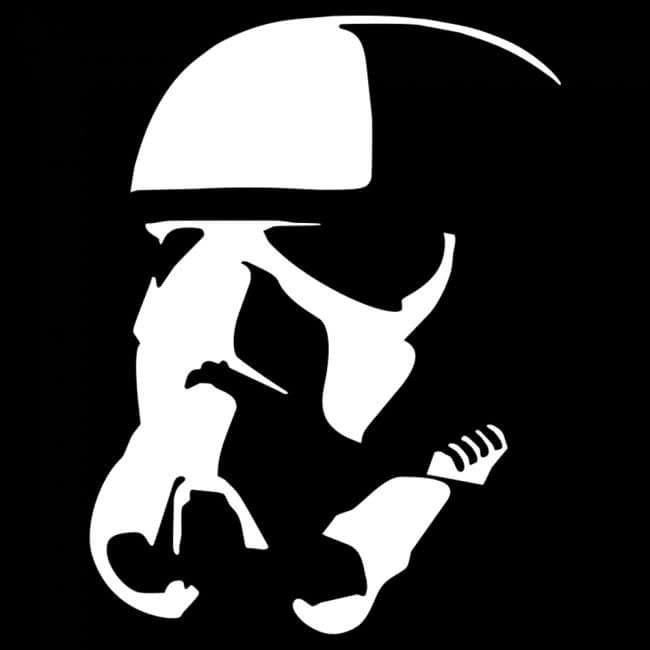 Storm Troomer Helmet Decal