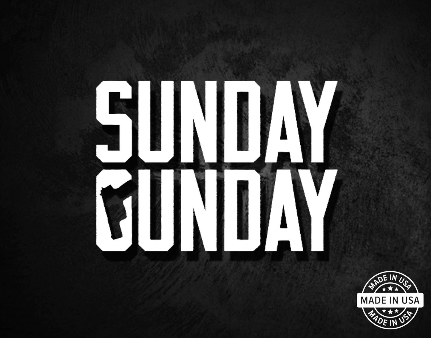 Sunday Gunday Decal