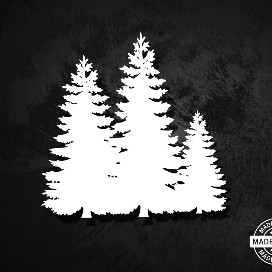 Trees Silhouette Decal - American Die-Cut Decals