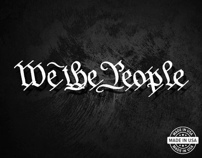 We The People Decal
