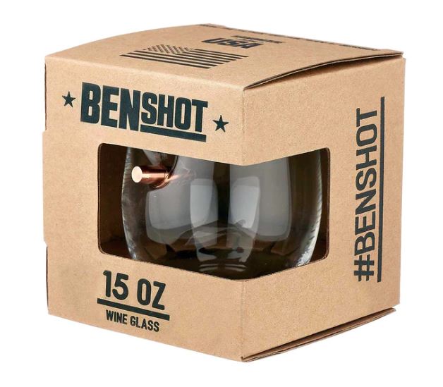 BenShot - "Bulletproof" Wine Glass - 15oz